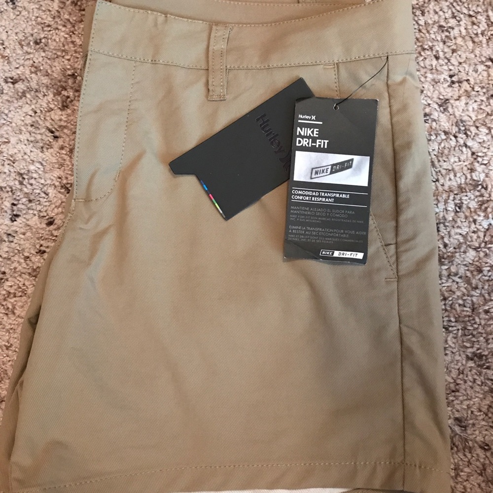 Hurley Nike Dri Fit Khaki Shorts